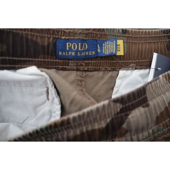 Polo Ralph Lauren 211818537001 Women's Sz L Green Camo Cargo Jogger Pants - Picture 3 of 14